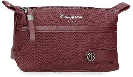 Pepe Jeans Sprig Beauty case Rosso 20,5 x 11,5 x 7,5 cm Pelle sintetica by Joumma Bags, rosso, Taglia unica, Trousse