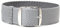 ClassicWatchStraps Perlon Uhrenarmband | Hellgrau - 20 mm - Schließe: Silber Gebürstet | Nylon | Ersatz-Armband