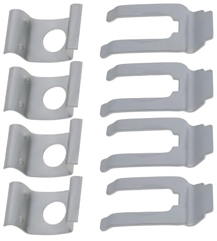 Be In Your Mind 8-teiliges Halteklammer-Kit für die Hinteren Bremsschläuche Ersatzteil BLC306H-4 Metall-Bremskabel-Flexschlauchleitungsklammern Kompatibel mit BMW 3er-Reihe E46 1998-2005