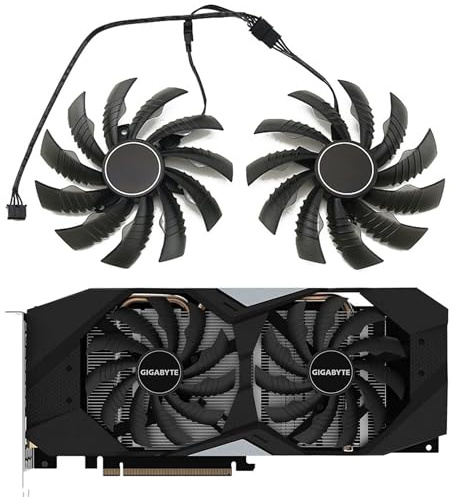 Gigabyte RTX 2070 2060 GTX 1660 Ti EAGLE/SUPER WINDFORCE GPU Fan Replacement (Genuine OEM) - PLD10010S12H