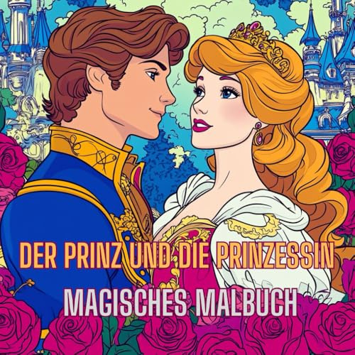 Der Prinz und Die Prinzessin: Ein Magisches Malbuch – Bezaubernde Malvorlagen für Kinder und Jugendliche. Mit niedlichen Charakteren für Entspannung ... Schönheit jenseits des hektischen Alltags.