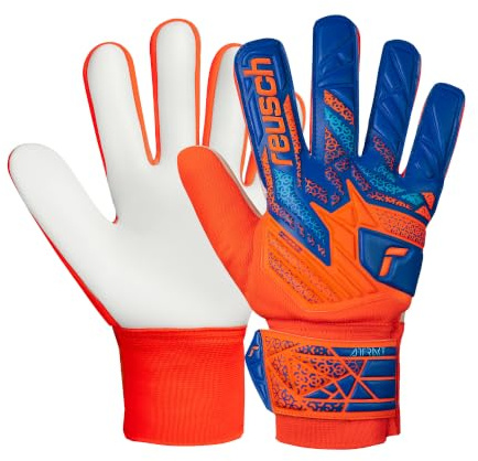 Reusch Torwarthandschuhe Kinder | robuster Grip & optimale Passform | Langlebigkeit, für Training & Spiel, geeignet für Kunstrasen, Naturrasen & Hartplatz, Größe 3-8, Attrakt Starter Solid Junior
