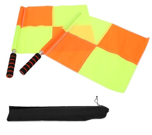 M.J COMFY-LIFE 2X Premier Linesman Flags Training Sports Football Rugby Hockey Referee Flags