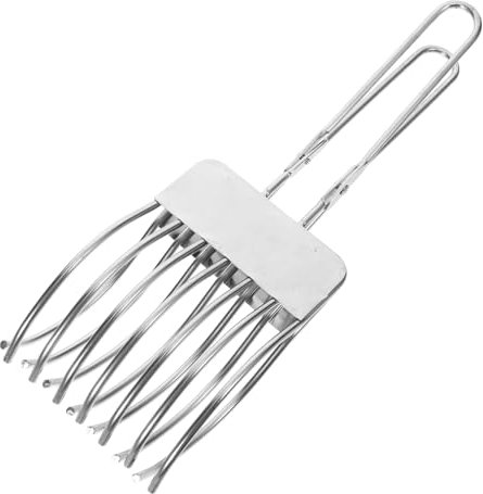 Hemobllo Pince à Trancher Acier Inoxydable pour Jambon Outil de Cuisine Polyvalent pour Trancher Fruits Viandes pour Barbecue