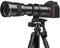 Generisch Teleobjektiv 420-800mm f/8.3-16, Manueller Fokus, 67mm Filter, mit Adapterringen für EF/F/E-Mount (Black, EF)