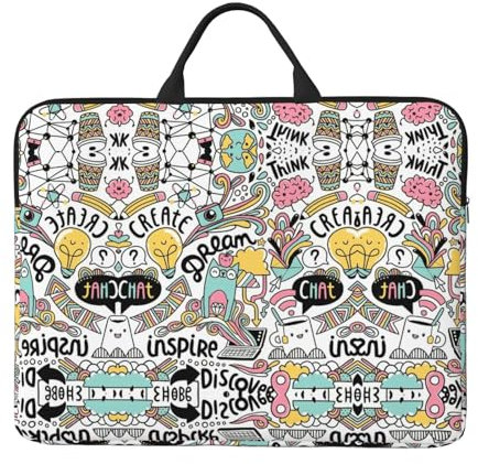 Comic Ar 14 Inches Laptop Sleeve Compatible Protective Case With Zipper Classic Portable Handle