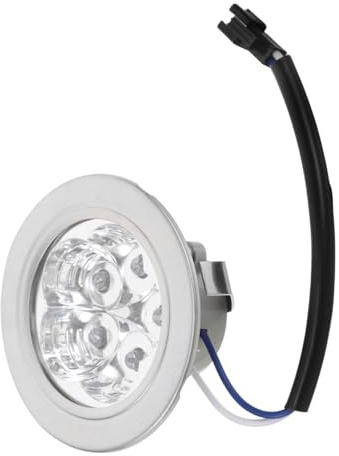 FOMIYES LED Küchenabzugslampe 1,5 W Ersatzbirne für Dunstabzugshauben | Silberfarben, Ac220, Kunststoff und Legierung, zur Ausleuchtung des Kochbereichs, Kompaktes Design