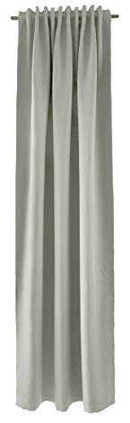 Homing Vorhang Galdin verdeckten Schlaufen (1 Stück) Blickdicht Verdunklungsvorhang H/B ca.245 x 140 cm beige