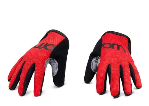 Woom Kinder Fahrradhandschuh rot 6