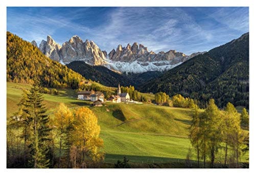 artboxONE Poster 30x20 cm Natur Im Villnösstal in Südtirol 2 - Bild südtirol Berge dolomiten