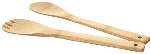 Couverts à salade HWC-C12 2 pièces bambou 1x6x30cm