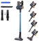 Taurus Ideal Lithium - Aspirador escoba y aspirador de mano, baterías de litio extraíbles, 22.2v, cepillo motorizado, depósito 650 ml, Filtro HEPA, 2 velocidades, azul