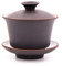 Gaiwan aus Yixing Ton mit 100 ml | Chinesischer Gaiwan aus hochwertigem Yixing Ton | Zisha Gaiwan (schwarz)