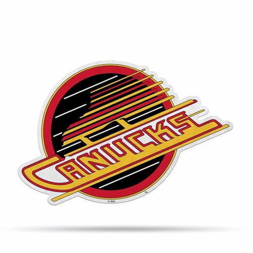 Rico Industries NHL Vancouver Canucks Retro Form Cut Wimpel - Home and Living Room Decor - Soft Felt EZ to Hang