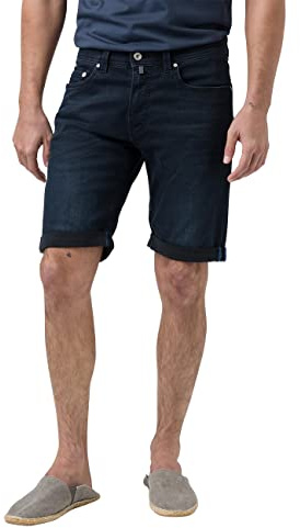 Pierre Cardin Herren Lyon Bermuda Jeans-Shorts Futureflex Denim