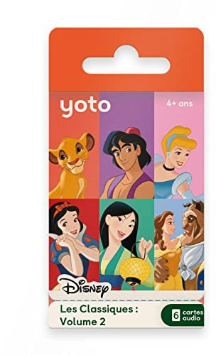 YOTO - Disney Les Grands Classiques, Collection de Livres Audio pour Enfant en français à écouter sur conteuse et boîte à Histoires pour Enfant Player Mini, premières Histoires 5 à 8 Ans