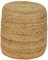 EGLO LIVING Hocker Mashike, natürlicher Sitzhocker im Boho Design, runder Couch Beistellhocker, Pouf handgefertigt aus Jute in Natur, Ø 40 cm