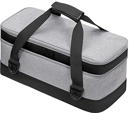 Milageto Double Layer Staubsauger Schutzhülle Düsenhalter Tragetasche Staubsauger Aufbewahrungstasche für Zubehör Outdoor Büro Haushalt, Oxford-Stoff