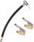 2 Stück Reifenfüller Schlauchadapter,24cm Reifenfüller Schlauch,Air Chuck Reifenfüllschlauch Autoventil Adapter für Fahrrad Motorrad Auto Kompressor