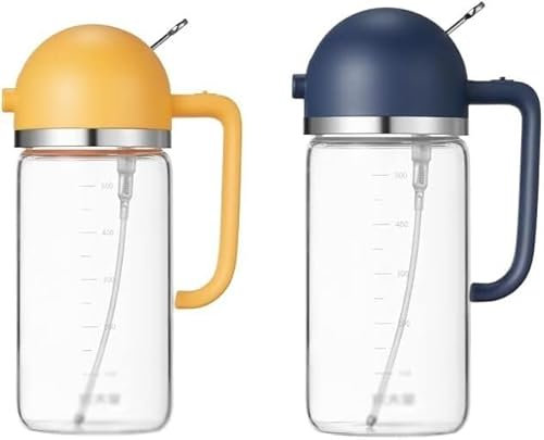 Botella pulverizadora de aceite,Botella pulverizad Botella pulverizadora de aceite, hervidor de agua for cocina, atomización doméstica, dispensador de aceite de vidrio, tanque, ensalada, barbacoa, pul