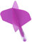 CUESOUL ROST T19 Carbon integrierter Dartschaft und Flight,Lila Flight und Lila Schaft,Standardform,3er-Set