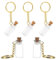 Simsky 5 mini botellas de cristal con corcho – 2 ml – Botellas mágicas para arte de cristal, manualidades, almacenamiento