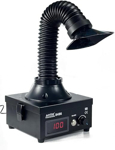AOYUE 8486 lötabsaugung, lötrauchabsaugung, Lötzauchabsauger, Lötrauchentfernung, entwickelt für optimale Leistung im Tisch