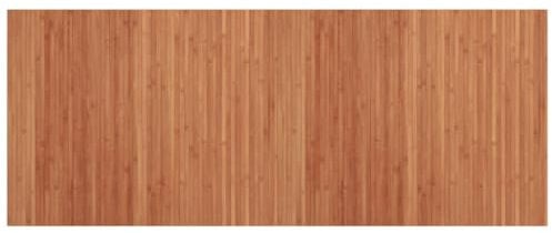 vidaXL Teppich, Bambusteppich Rechteckig, Bambusmatte rutschfest für Wohnzimmer, Läufer Küchenteppich Flurteppich, Modern, Braun 80x200cm Bambus
