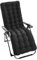 UMAIL Sun Lounger Cushions 10cm/12cm Thick Garden Chair Cushion Sunbed Cushion Soft Recliner Cushion with Non-Slip Top Cover for Garden Indoor Outdoor (Black, 160 * 50 * 10cm)