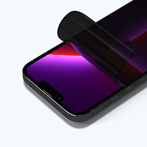 RHINOSHIELD Privacy Impact Screen Protector Pro Compatible with iPhone 16e / 14/13 Pro / 13 | Impact Protection, Scratch and Blue Light Resistant, Anti-spy, Installation Tool Included