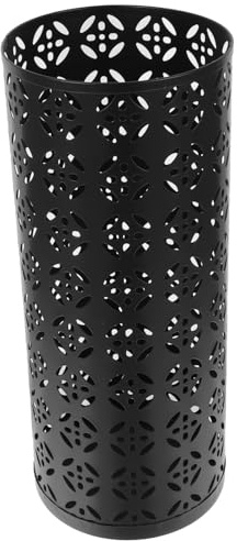 Warmhm Umbrella Bucket Planter Iron Bucket Standing Umbrella Holder Dried Flower Planter Storage