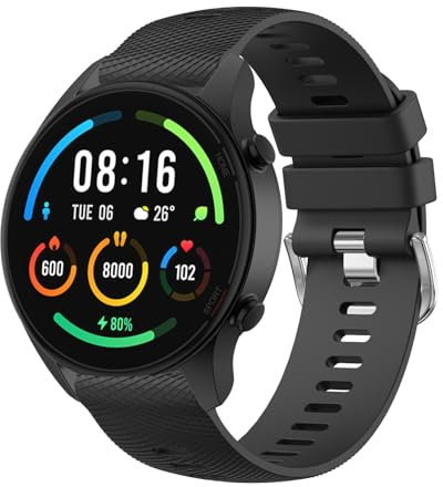 Tobfit Correa para Xiaomi Watch S3 / Xiaomi Watch 2 Pro/Xiaomi Mi Watch/Watch S1/ Watch S1 Active/Watch Color Sport, Nueva Correa de Silicona Texturizada, Pulseras de Repuesto Deportiva Impermeable