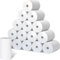 16 Pcs Mini Printer Paper Refills, 57 × 25 mm White Thermal Paper Till Rolls, Thermal Paper for Kids Instant Print Cameras, Mini Printer Refill Print Paper Sticker