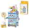 Kreativ Refrigerator Bausteine 250 Teile Modular Baukasten Adventskalender 2024 für Kinder Erwachsene Klemmbausteine