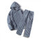 Pigiama Uomo Invernale Pigiami da Uomo Pigiama in Pile Pigiami Due Pezzi da Uomo Maniche Lunghe Completino per Casa con Tasche Morbido Comodo Pigiama Uomo Invernale Pile Offerte in Abbigliamento