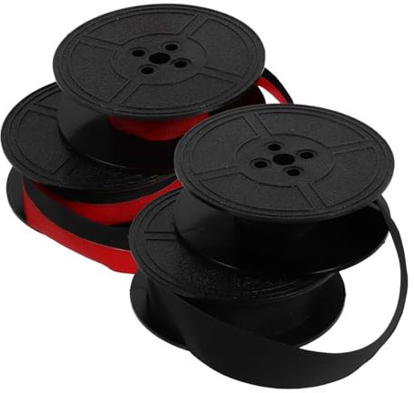 VILLFUL 2stücke Teiliges Schreibmaschinen-farbband Doppelspule Rot Schwarz Nylon Ersatzband Für Mechanische Schreibmaschinen Installieren Langlebig Und Kompatibel Mit Vintage Modellen