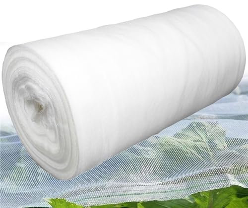 Filet Anti Insecte Potager, Filet de Protection Maille Fine(1mm) Filet Anti Oiseaux pour Jardin Arbre Fruitier Plantes Fleurs Légumes Fruits, Filet de Protection des Moustiques(1.5x10m)