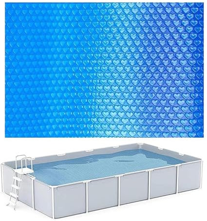 Befoore Bâche Solaire for Piscine, épaisseur du Film Solaire 800 µm, bâche Solaire découpable sur Mesure, Chauffage de Piscine for Le Chauffage de l'eau découpable(300 * 200)