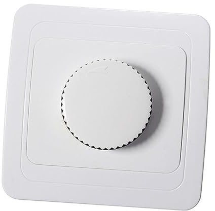 WOONEKY Interrupteur Variateur Mural Oa Avec Bouton Rotatif Pour Lumière Adaptée Et Économie Énergie