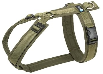 Anny-X Brustgeschirr Fun Oliv-Oliv | Hundegeschirr Größe XS-Lang (Brustumfang 43-52 cm)