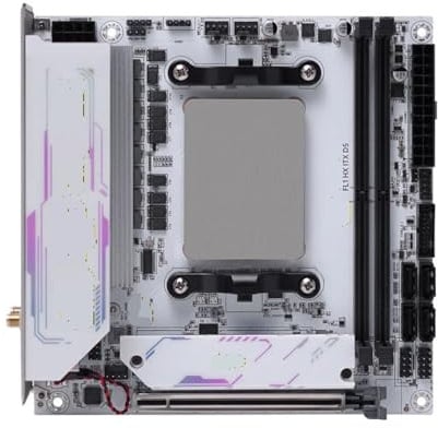 Compatibile con schede madri Mini-ITX AMD Ryzen R9 8945HX/7945HX/7845HX, DDR5 6200MHz, 2×M.2 PCIe 4.0, WiFi 6, BT 5.3, for NAS, gaming e rendering.