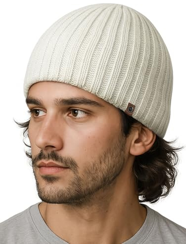 Neverless® Herren Strickmütze Rippstrick Outdoor Wintermütze ungefüttert Beanie für Männer