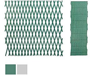 Treillage extensible en PVC MT. 4 x 1 couleur vert