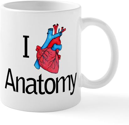 CafePress Heart Anatomy Mug 11 oz (325 ml) Ceramic Coffee Mug