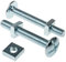 Pack of 100 x M6 x 30mm Roofing Bolts + Square Nuts