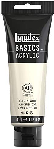 Liquitex Acrylique Basics Tube, Blanc Iridescent, 118ml