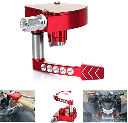 TARAZON 7/8 22mm CNC Gachette Accélérateur Rouge ATV pour Suzuki LTR250 LTR500 LTR450 King Quad 450 pour Yamaha Grizzly 300 350 450 550 700 Banshee Raptor 350 660 700 660R 700R