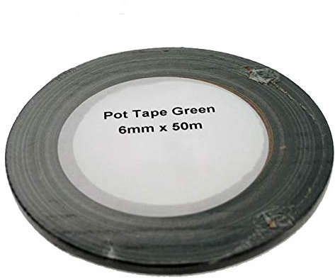 Green Florist Floristery Pot Tape (6mm x 50 Metre Roll)