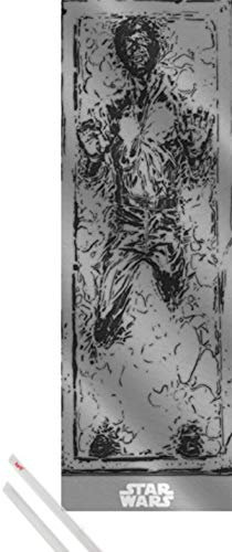 Star Wars Plakat | Bild (158x53 cm) Han Solo Carbonite + EIN Paar Posterleisten, Transparent