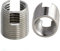 OPIOL QUALITY® Gewindeeinsätze mit Schneidschlitz M10 aus Edelstahl A2 V2A (2 Stück) Selbstschneidende Gewindereperatur Gewindereduzierung Gewindeadapter